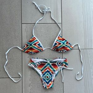 Tribal Print Bikini Set
